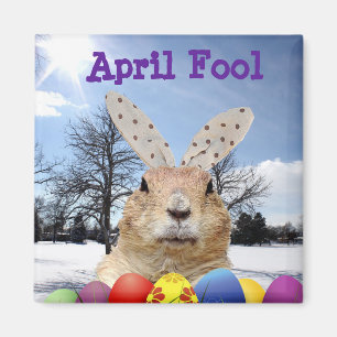 Aimant Groundhog April Fool Day