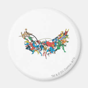 Aimant Groupe 2 de la Ligue de la justice de l'Amérique