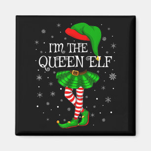 Aimant Groupe de famille assorti Je suis la reine elf Noë