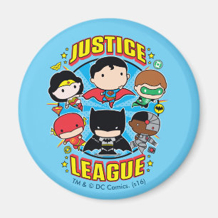 Aimant Groupe de la Ligue de la justice de Chibi