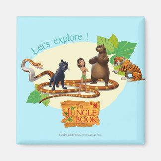 Aimant Groupe de livres de la Jungle Shot 4