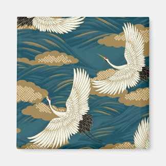 Aimant Grues japonaises
