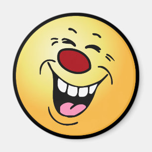 Aimant Grumpey du visage riant