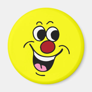 Aimant Grumpey du visage souriant