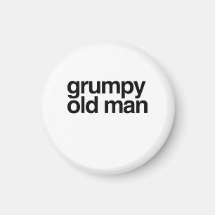 Aimant Grumpy Vieux Homme Drôle Sarcastique Gag Cadeau