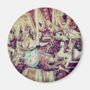 Aimant Grunge Merry-Go-Round Goat