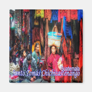 Aimant GT - Guatemala Santo Tomás Marché Chichicastenan