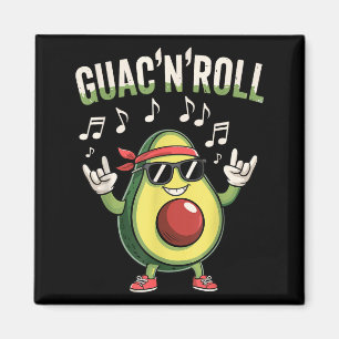 Aimant Guac'n'roll rock à l'avocat