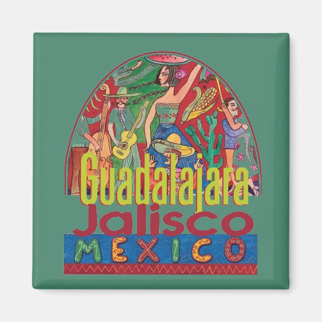 Aimant GUADALAJARA Mexique (Devant)