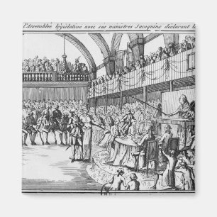 Aimant Guerre de déclaration de Louis XVI le 20 avril