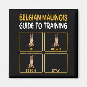 Aimant Guide drôle du Malinois belge pour dresser un chie