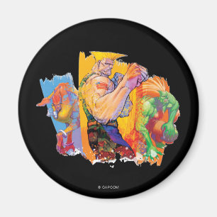 Aimant Guile, Blanka et Dhalsim