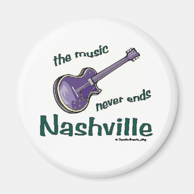 Aimant Guitare de Nashville (Devant)