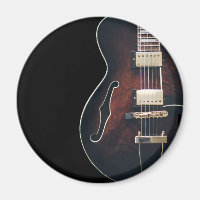 Guitare Électrique Sur Fond Noir