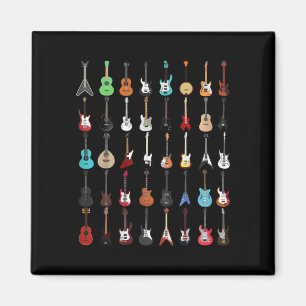 Aimant Guitare Musical Instrument Rock and Roll