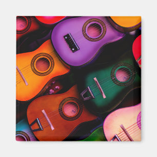 Aimant Guitares colorées