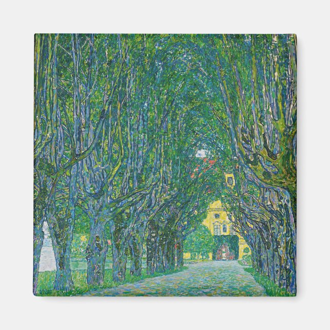 Aimant Gustav Klimt - Avenue dans le parc Schloss Kammer (Devant)