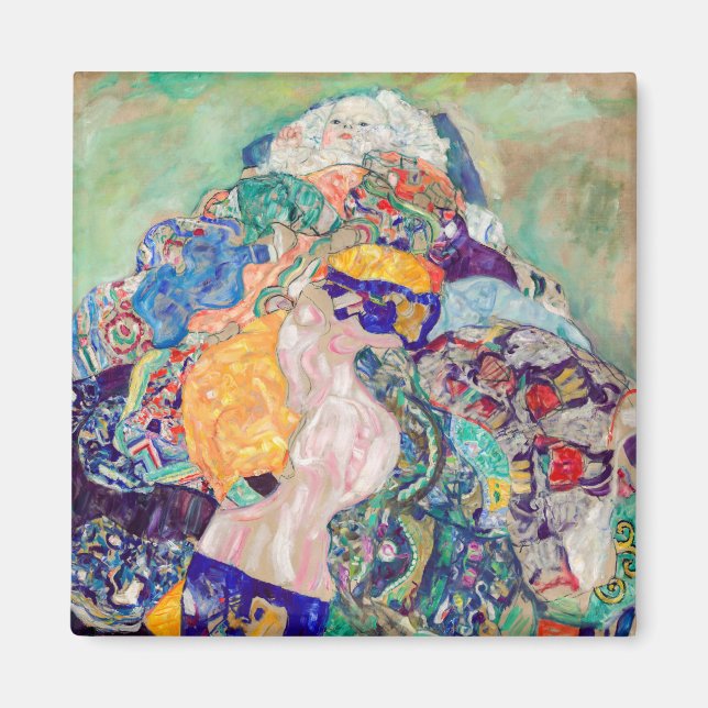 Aimant Gustav Klimt - Bébé / Berceau (Devant)