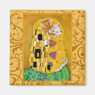 Aimant Gustav Klimt Cat