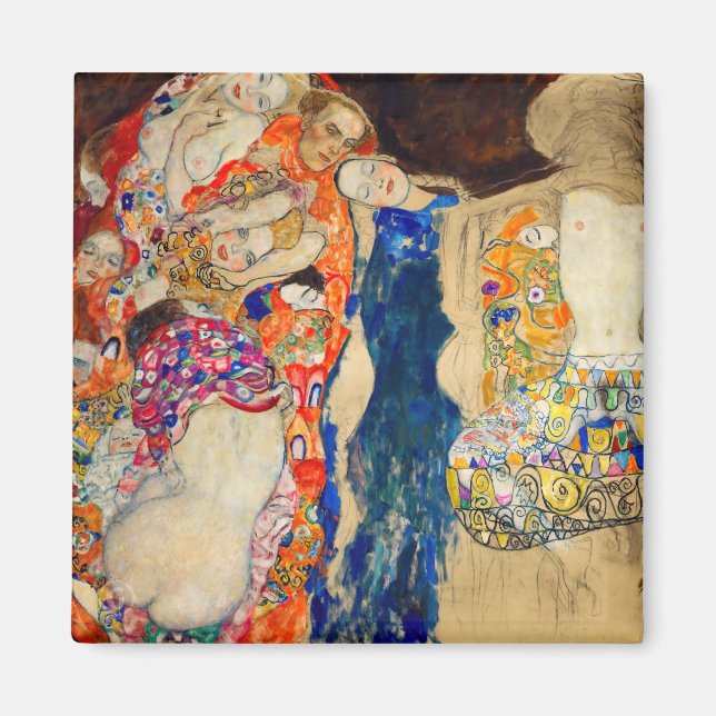 Aimant Gustav Klimt - La mariée (inachevée) (Devant)