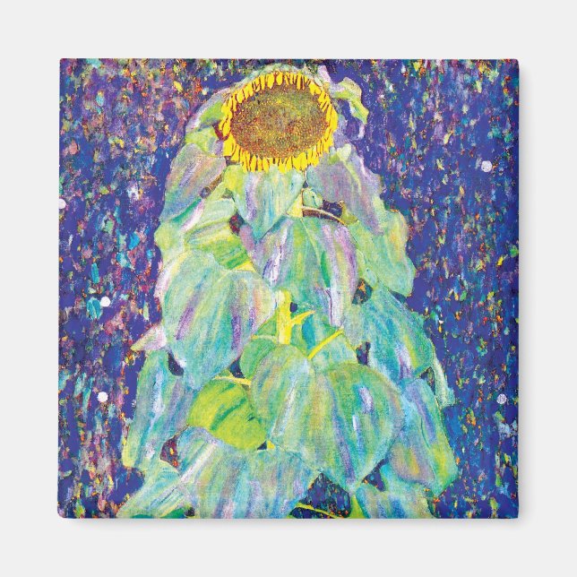 Aimant Gustav Klimt - La peinture fine d'art tournesol (Devant)