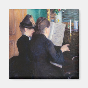 Aimant Gustave Caillebotte - La Leçon de piano