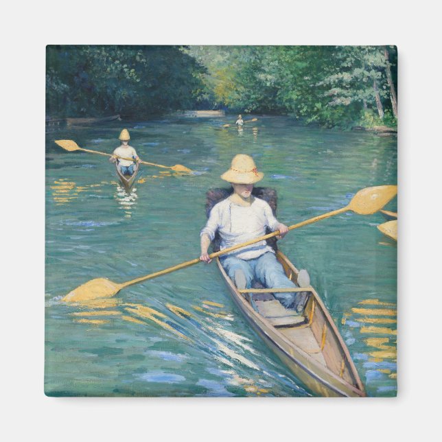 Aimant Gustave Caillebotte - Skiffs on the Yerres (Devant)