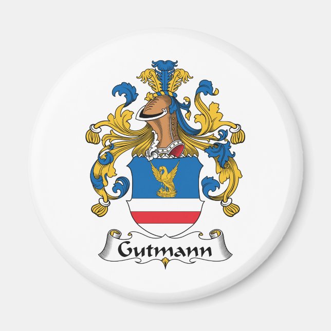 Aimant Gutmann Family Crest (Devant)