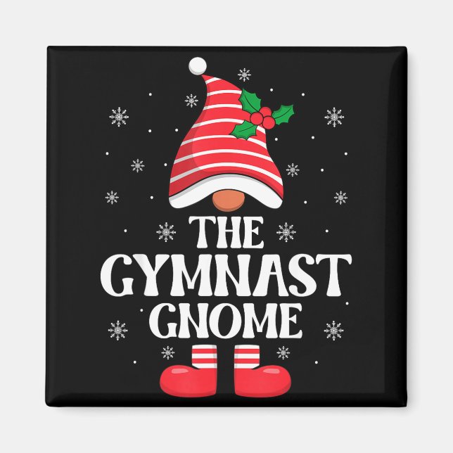 Aimant Gymnast Gnome Christmas Family Matching Group Funn (Devant)