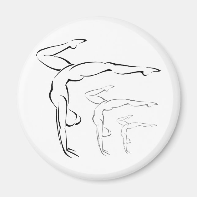 Aimant Gymnastique (Devant)