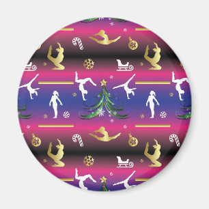 Aimant Gymnastique féminine Arbre de Noël