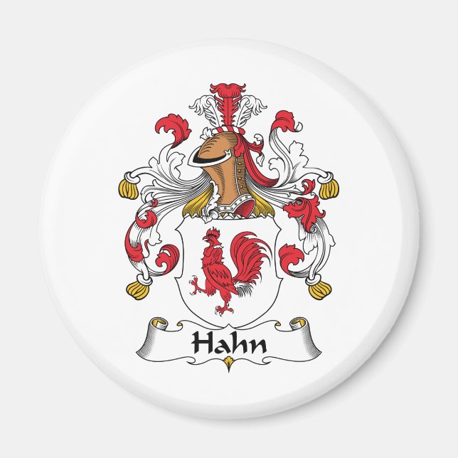 Aimant Hahn Family Crest (Devant)