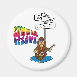 Aimant Haight Ashbury Été d'amour