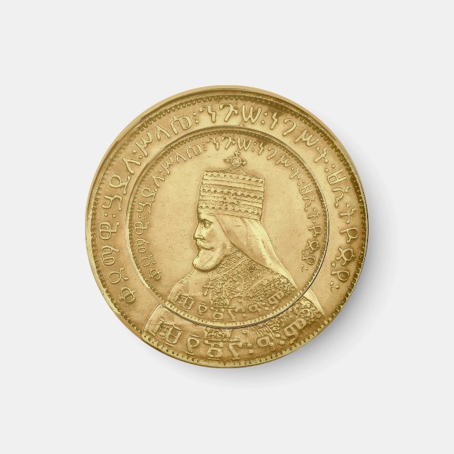 Aimant Haile Selassie Jah Rastafari Reggae Rasta Roots  (Devant)