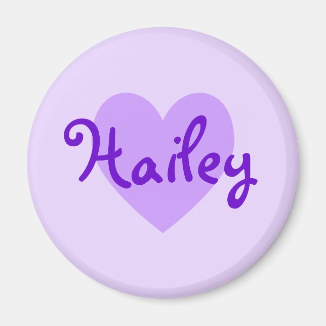 Aimant Hailey dans le violet (Devant)