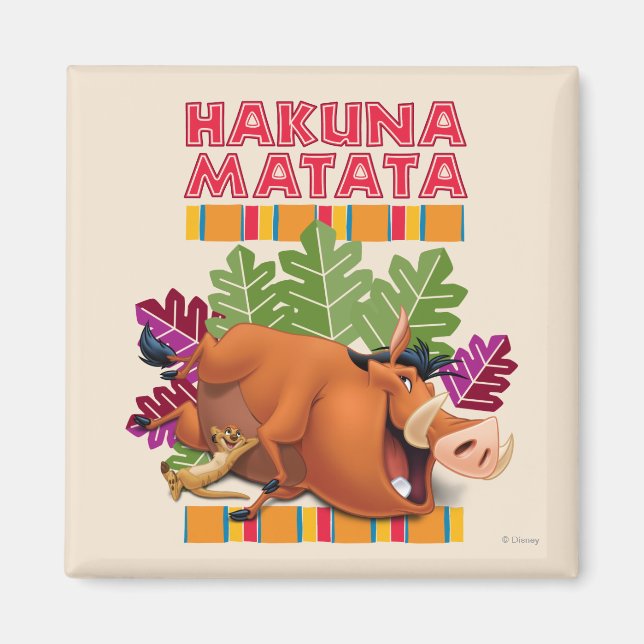 Aimant Hakuna Matata (Devant)