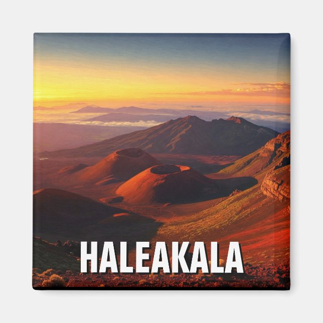 Aimant Haleakala Crater Maui Hawaii Travel (Devant)