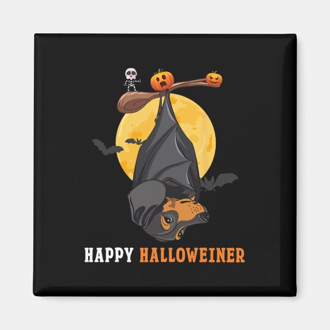 Aimant Halloween citrouille Pour Les Femmes &amp; Bat Sau (Devant)