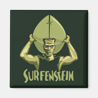 Aimant Halloween du surf Frankenstein