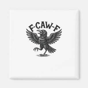 Aimant Halloween F-Caw-F Oiseau Corbeau Femmes Hommes Min