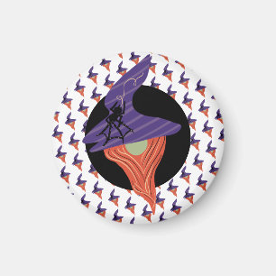 Aimant Halloween Favoriser mignon araignée Motif de doodl