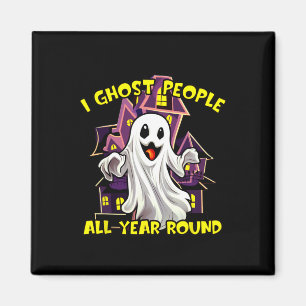 Aimant Halloween Ghost Personnes Toute L'Année Funny Gous