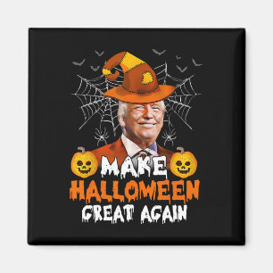 Aimant Halloween Grande encore drôle Trump Jack-o'-lanter