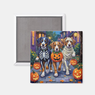 Aimant Halloween Greater Swiss Mountain Dog Trick-or-Trea