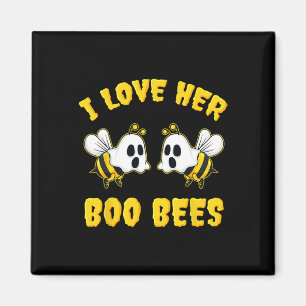 Aimant Halloween J'Aime Son Boo Bees Fun