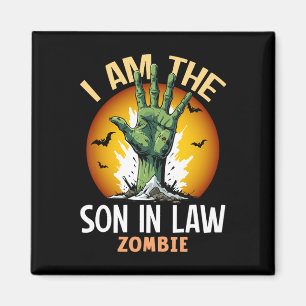 Aimant Halloween jumeler le fils dans la loi Zombie costu
