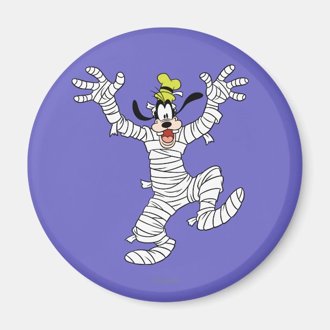 Aimant Halloween Mummy Goofy (Devant)