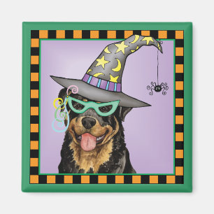 Aimant Halloween Rottweiler
