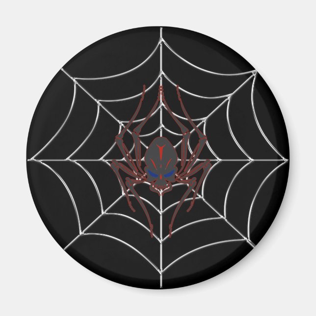 Aimant Halloween Spider Web (Devant)