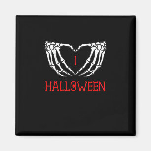 Aimant Halloween Squelette Mains Formant Coeur Gothique